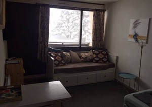 Comfortable studio for 4 with elevator and balcony in Arette in Arette