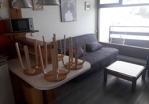 Studio for 4, elevator, ski-in/ski-out, balcony, parking, ski locker in Arette