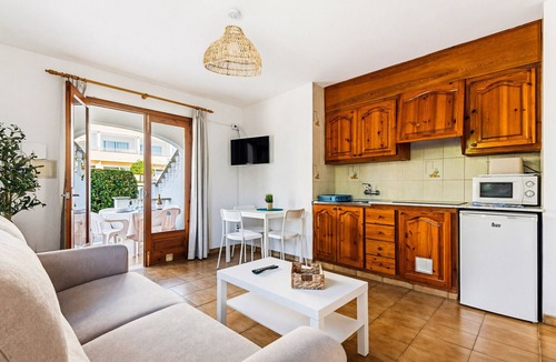 Cala Blanca Apartment | Apartment 100 m from the Sea, Terrace, Community Pool, 1 Bedroom, A/C