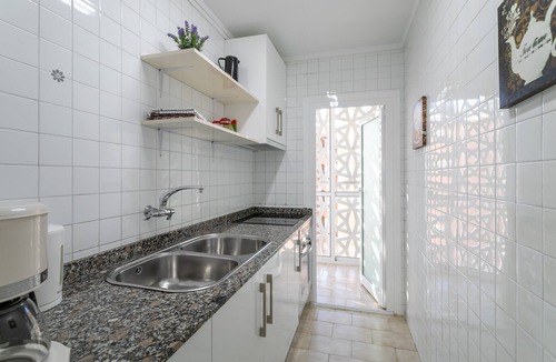 Cala Apartment | Apartment Casa Esmeralda 2 on the Beach with Balcony, A/C & Wi-Fi