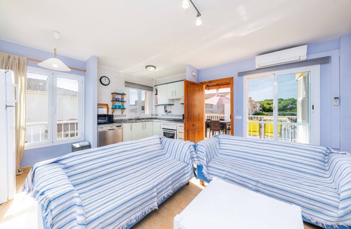 Son Serra de Marina House | "Casa Calma" in First Line to the Sea with Wi-Fi & Balcony