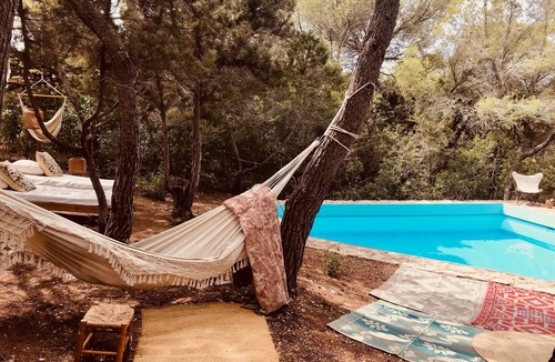 Es Calo House | FINCA with PRIVATE SWIMMING POOL for 8/9 people in FORMENTERA near MIGJORN beach