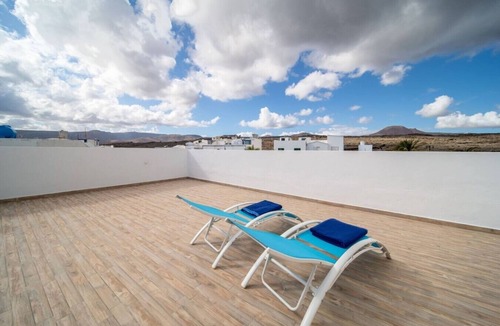 Punta Mujeres Apartment | Top floor apartment, roof terrace with sea view, two bedrooms, Adults Only