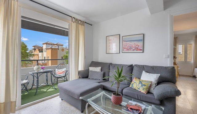 Apartment 'Next To Piletas' with Sea Views, Private Balcony and Wi-Fi