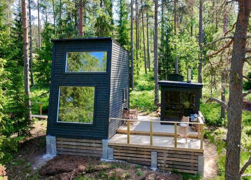 Cabin Ichi Architect Forest Retreat with Sauna in Raseborg