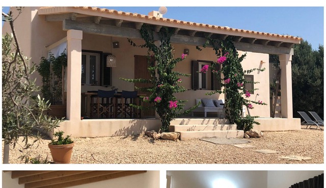 Cottage, with fantastic views and sunsets and is vedra in the background.