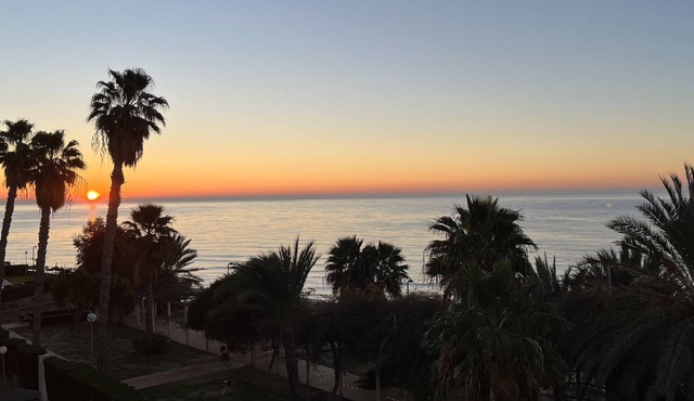 Feet in the water at EL CAMPELLO - ALICANTE (Costa Blanca)