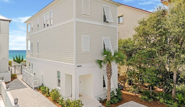 Luxury Shellstone Beachfront Cottage Seacrest Beach Florida Private Pool Beach Access in Inlet Beach
