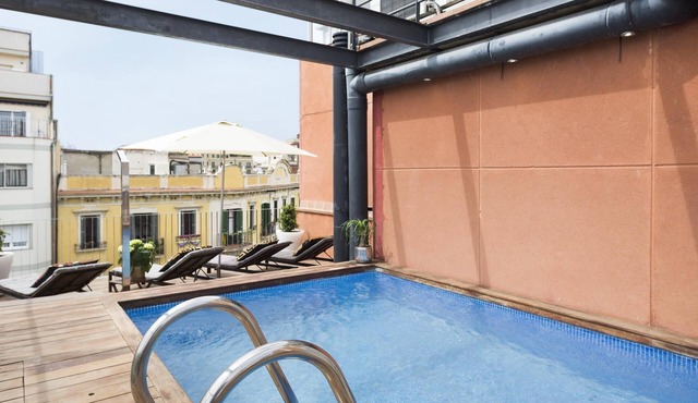 My Space Barcelona Loft at the Arc de Triomphe with terrace and pool