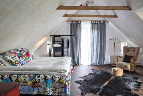 Studio på loftet i Sankt Olof in Simrishamn