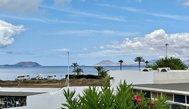 Villa with private solar heated pool and beautiful sea view