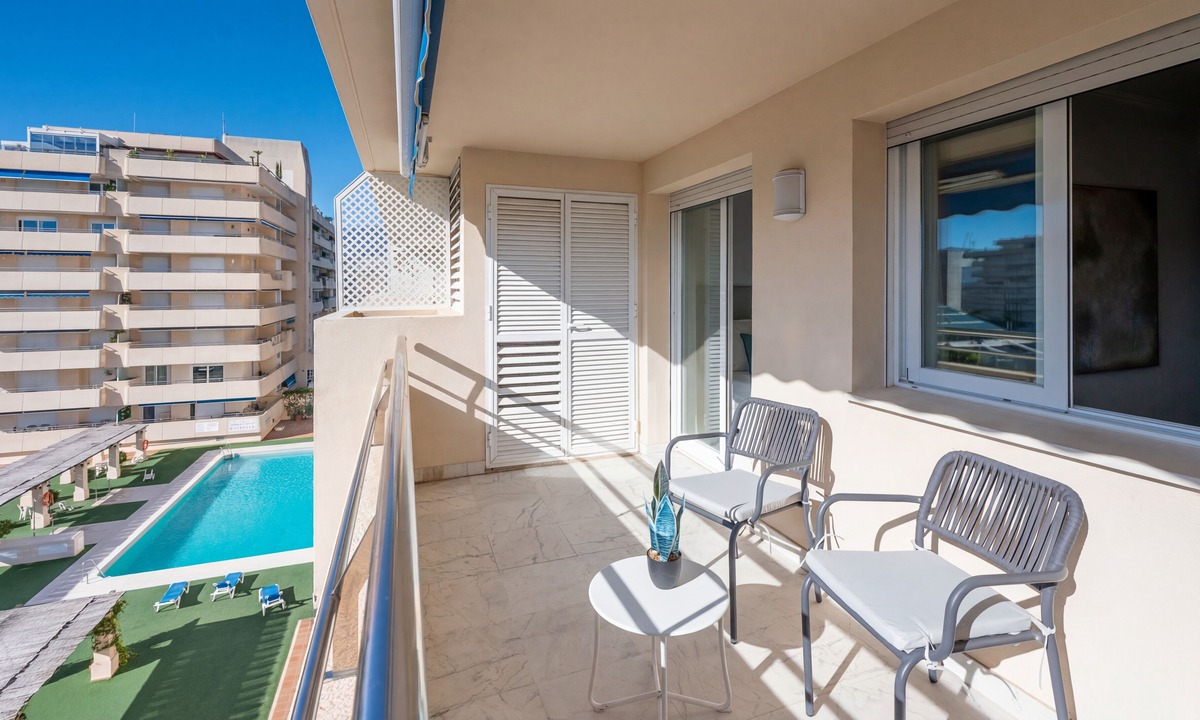 Puerto Banus Apartment | ARTFULLY DESIGNED FLAT WITH GREAT SEA VIEWS, PERFECT LOCATION, BBQ & TERRACE