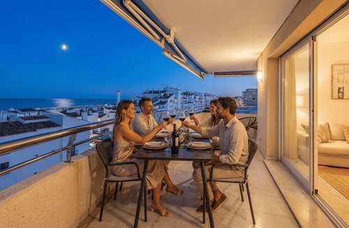 Puerto Banus Apartment | ARTFULLY DESIGNED FLAT WITH GREAT SEA VIEWS, PERFECT LOCATION, BBQ & TERRACE