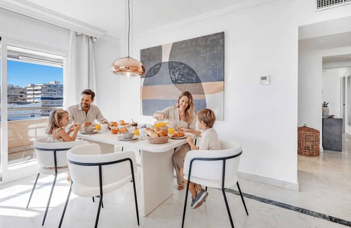 Puerto Banus Apartment | ARTFULLY DESIGNED FLAT WITH GREAT SEA VIEWS, PERFECT LOCATION, BBQ & TERRACE