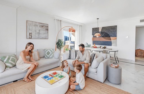 Puerto Banus Apartment | ARTFULLY DESIGNED FLAT WITH GREAT SEA VIEWS, PERFECT LOCATION, BBQ & TERRACE
