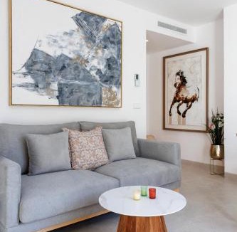 Puerto Banus Apartment | MARBELLA BANUS SUITES - Banús - Playa del Duque - Luxury Beachfront Complex - 2BR - 2BA - Direct Beach Access - Just 3 Min Walk to Puerto Banús Marina - Outdoor Terrace - 35,000 m2 Tropical Gardens - 3 Pools - 2 Onsite Restaurants - Ideal for Families