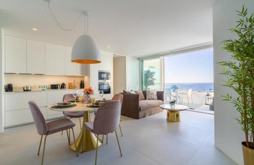 Puerto Banus Apartment | MARBELLA BANUS SUITES - Brand New Exclusive Puerto Banús Port Seafront Apartment - 2BR - 2BA - Outdoor Terrace - Spectacular Mediterranean Views - Heart of Puerto Banús Marina - Steps from El Corte Ing Luxury Shopping