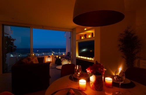 Puerto Banus Apartment | MARBELLA BANUS SUITES - Brand New Exclusive Puerto Banús Port Seafront Apartment - 2BR - 2BA - Outdoor Terrace - Spectacular Mediterranean Views - Heart of Puerto Banús Marina - Steps from El Corte Ing Luxury Shopping